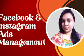 do facebook ads and instagram ads set up and management