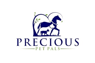do all equestrian equine horse dog and animal pet farm logo