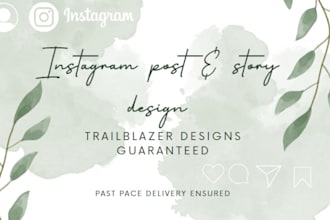 design scroll stopping instagram posts and story content