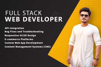 be your full stack web developer in PHP laravel, codeigniter