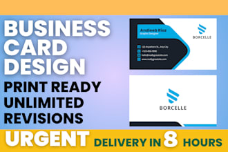 design professional modern luxury unique minimal clean business card and logo