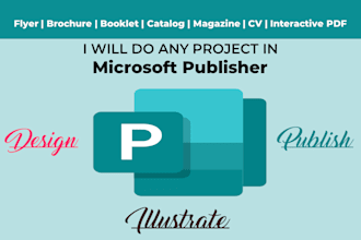 design and convert microsoft publisher projects