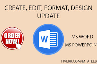 make professional word document editing, formatting impressive ppts