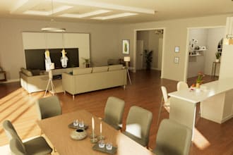 make profesionnal architectural visualization
