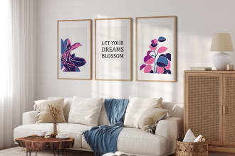 design printable wall art for your etsy shop