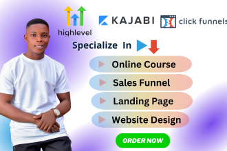 be your gohighlevel, clickfunnels, kajabi, leadpages, go high level expert
