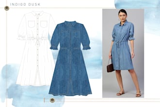 create fashion collections and tech packs