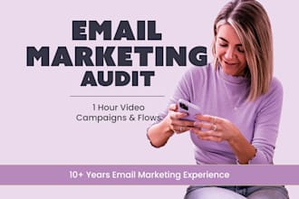 do an audit of your email marketing