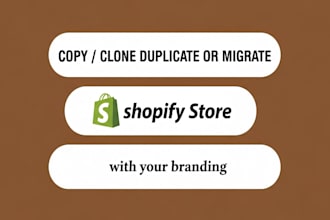 copy, clone and duplicate shopify store design