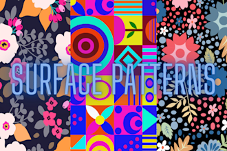 create or recreate surface pattern designs