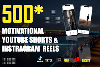 create viral motivational youtube shorts and instagram reels