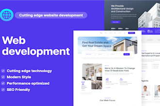 design and develop web app using cutting edge technology