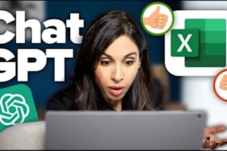 provide chat gpt excel automation and data analysis videos