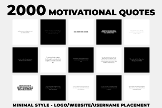 provide 2000 motivational quotes for instagram