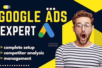 create and manage profitable google ads PPC campaign