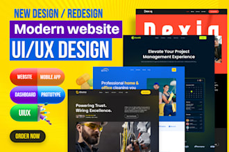 design a stunning and easy to use figma website for your business