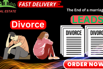 provide you divorce leads vacant home, pre foreclosure list with skip tracing