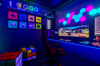 design your gaming room, streaming room or home office