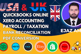 do setup, clean up and bookkeeping in quickbooks online