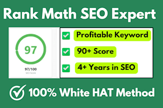 set up rank math SEO with 95 plus score in wordpress