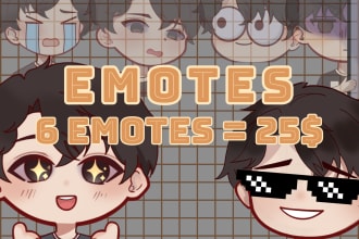 create emotes and badges for streamer or vtubers