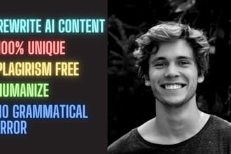 paraphrase, proofread, or humanize ai content