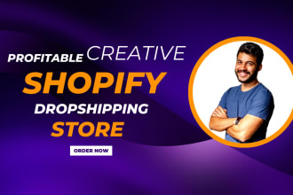 build a shopify brand website or shopify dropshipping store