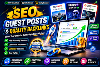 do SEO guest post backlinks, link building and digital marketing