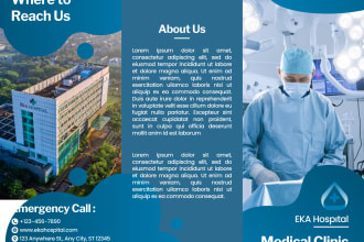 design clean brochure, company profile, proposal, catalog