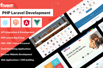 be php laravel custom website developer and bug fixer