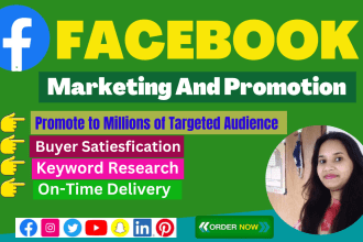 do organic facebook marketing and promotion to your targeted audience