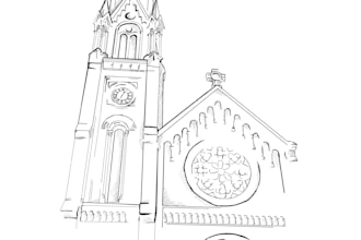create a sketch of your city or building