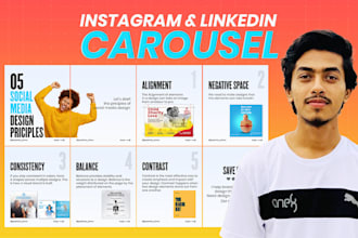 design a carousel post for your instagram or linkedin