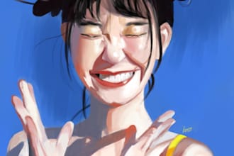 create any awesome digital illustrations with process video