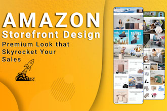 create amazon storefront design with amazon ebc design for your products