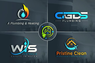 do hvac plumbing heating home cleaning air conditioning logo