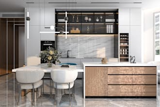 create minimalist interior design 10 m2 free 360