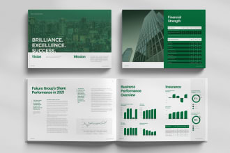 annual report company business ebook brochure