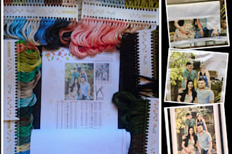 designing and stitching cross stich for you