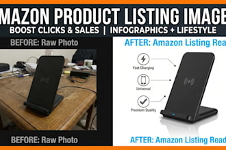design amazon product listing images