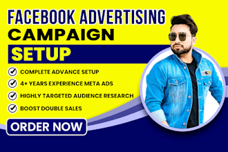 create and manage facebook ads campaign run fb ads, fb advertising, instagram ad