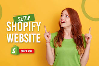 setup your shopify store or design shopify website