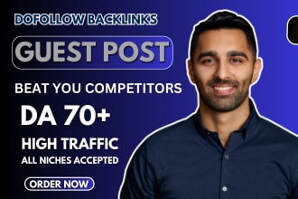 do tech guest post on high traffic and da websites with dofollow backlinks