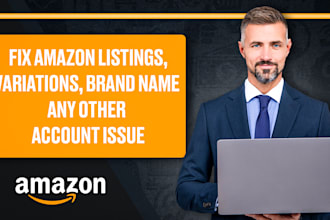 fix any amazon listing issues, variation listing