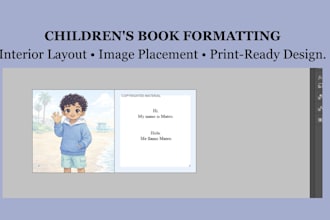 format your childrens book