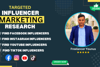find the best instagram, tiktok and yt influencer leads for influencer marketing