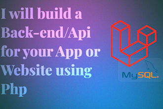 do website backend development, php, mysql