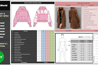 do clothing size chart and measurement spec