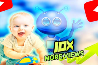 design custom kids cartoonize high resolution thumbnails