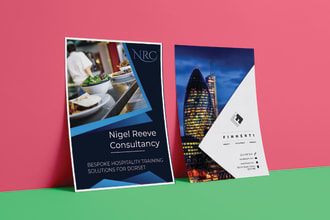 design a clean a3,a4,a5,a6 professional flyers in four hours